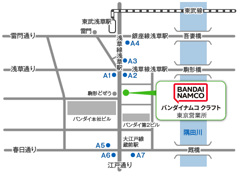 東京営業所マップ